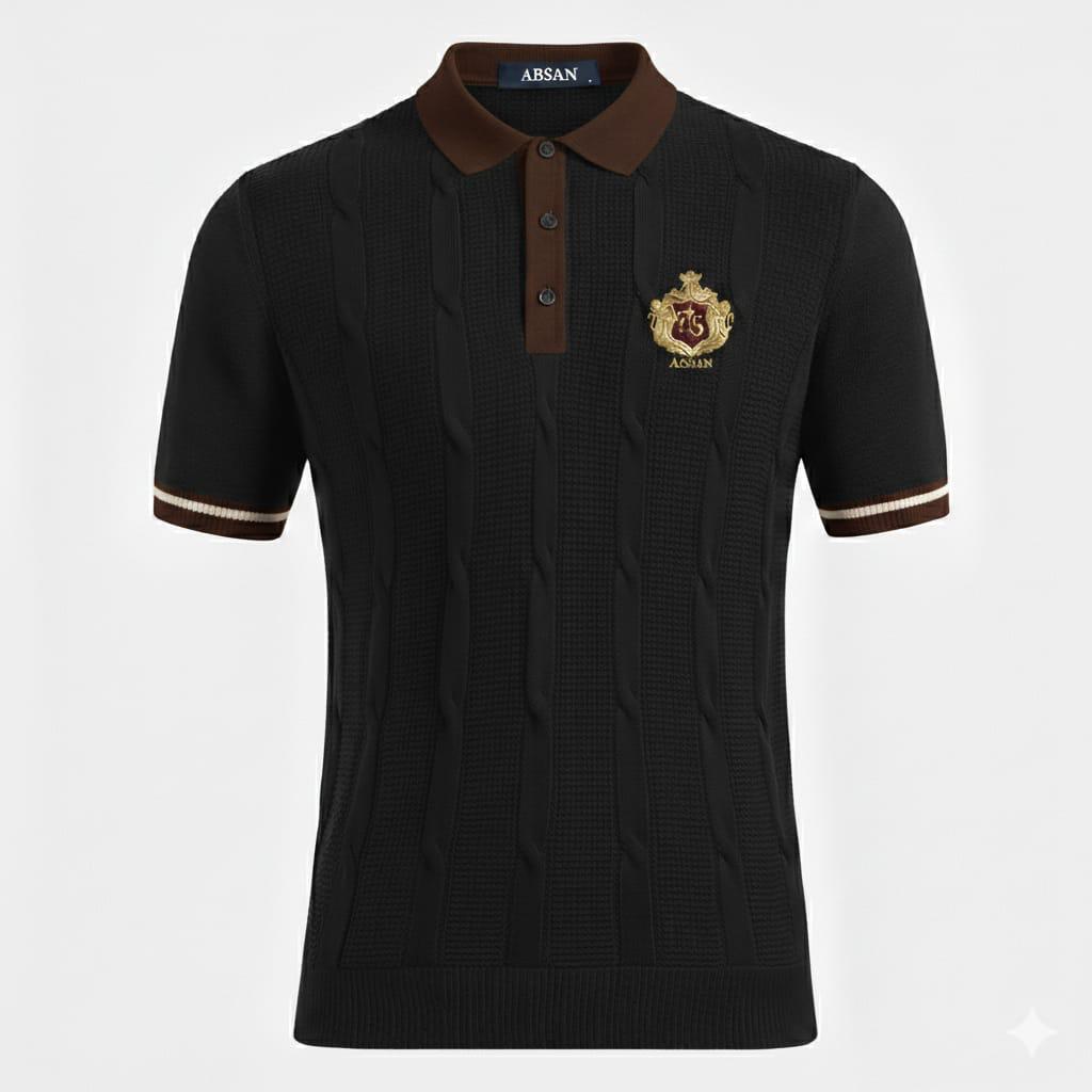 Slim Fit Cotton Flat Knit T-Shirt